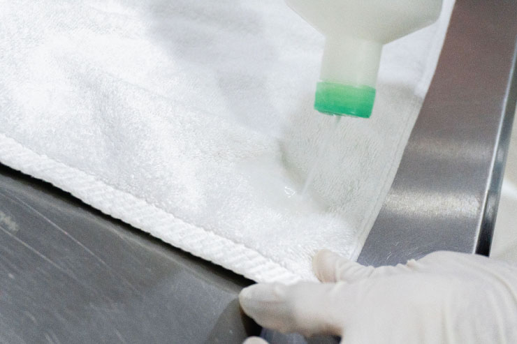 Uso de productos químicos personalizados.